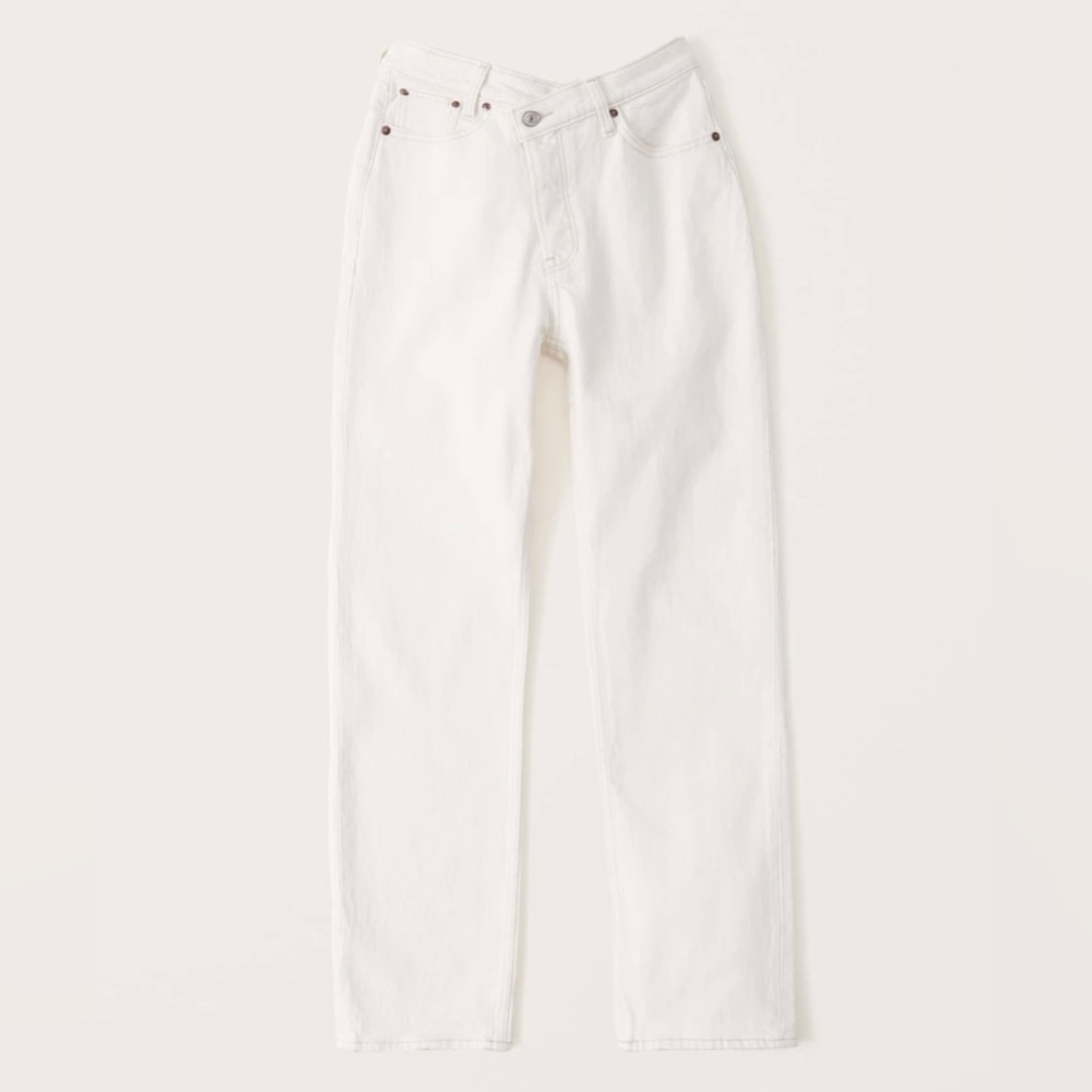 NWT Abercrombie & Fitch High Rise Dad Jean
